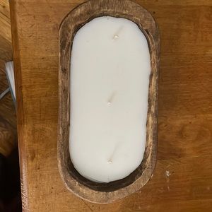 BNWT Signature Homestyles Dough Bowl candle